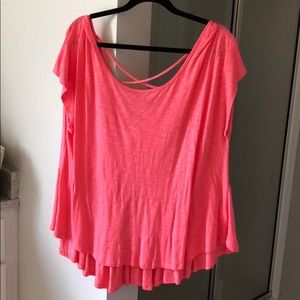 Coral Dainty Top!